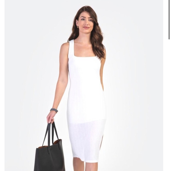 NWT Francesca’s Ribbed Midi Dress Size M - Picture 1 of 4